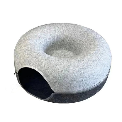 Donut Pet Cat Tunnel Bed