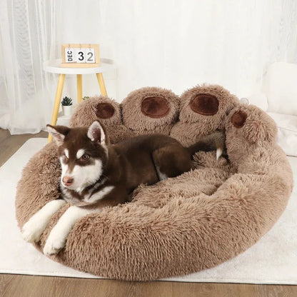 Cozy Cloud Fluffy Dog Bed – Winter Warm Haven for Pets