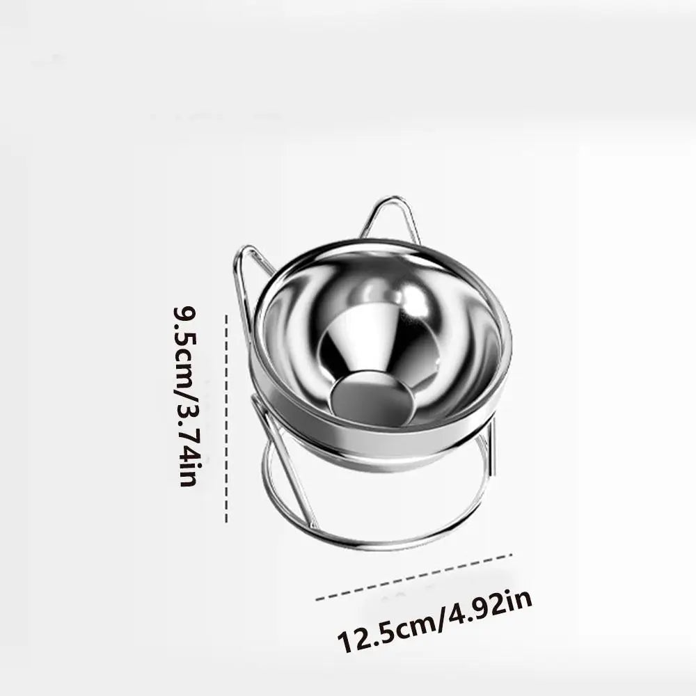 Elevated Stainless Steel Cat Bowl with Stand – Ergonomic, Spill-Proof Design
