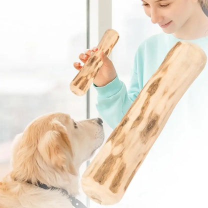 Natural Wooden Chew Stick for Aggressive Chewers - Safe, Durable, and Soothing