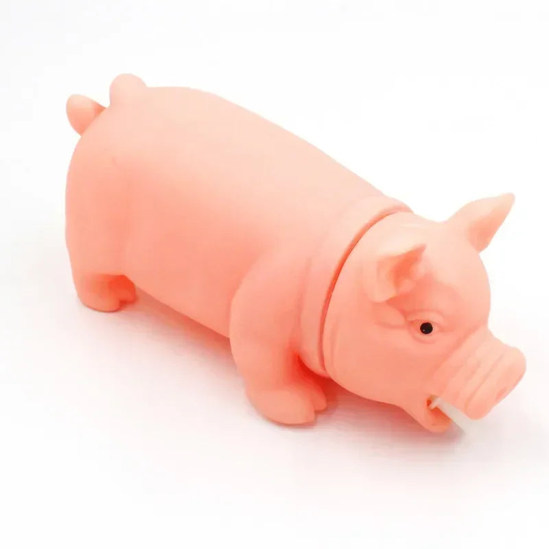Screaming Rubber Pig Pet Teasing Squeak Squeaker Chew Toy Puppy Toy Large Dogs Pet Sound Voice Dog Toys