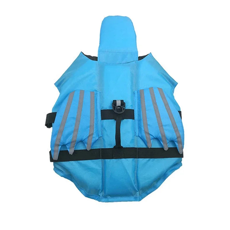 AquaSafe High Buoyancy Dog Life Jacket – Adjustable Safety Preserver Vest with Rescue Handle
