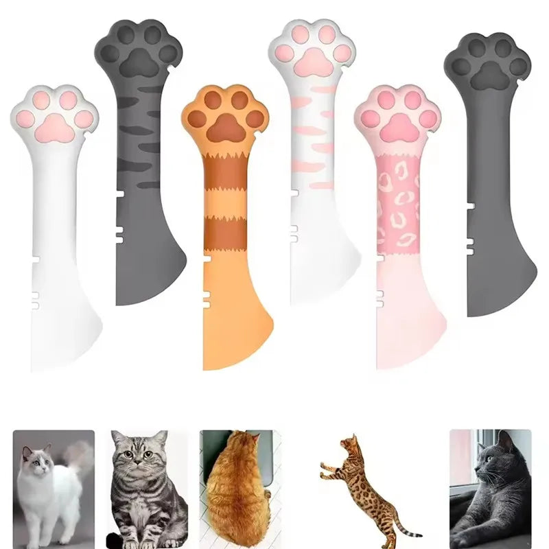 Multifunctional Pet Food Shovel & Can Opener Set – Ergonomic Wet & Dry Feeding Spoon