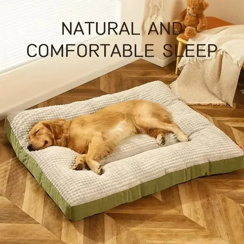 CozyCord Corduroy Dog Sofa – Plush, Detachable, and Easy-to-Clean Pet Bed