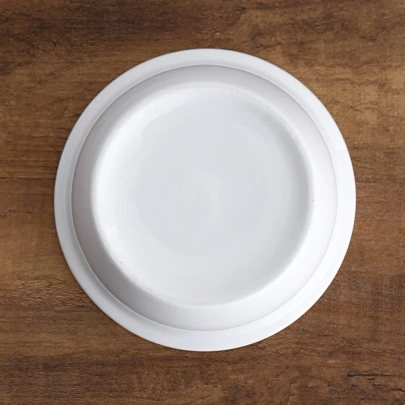 Round Ceramic Pet Bowl – Elegant & Durable Dining for Dogs and Cats