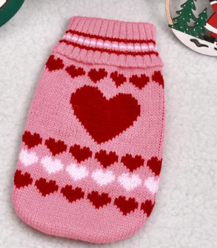 Cozy Knitted Pet Sweater - Winter Warmth for Small & Medium Dogs