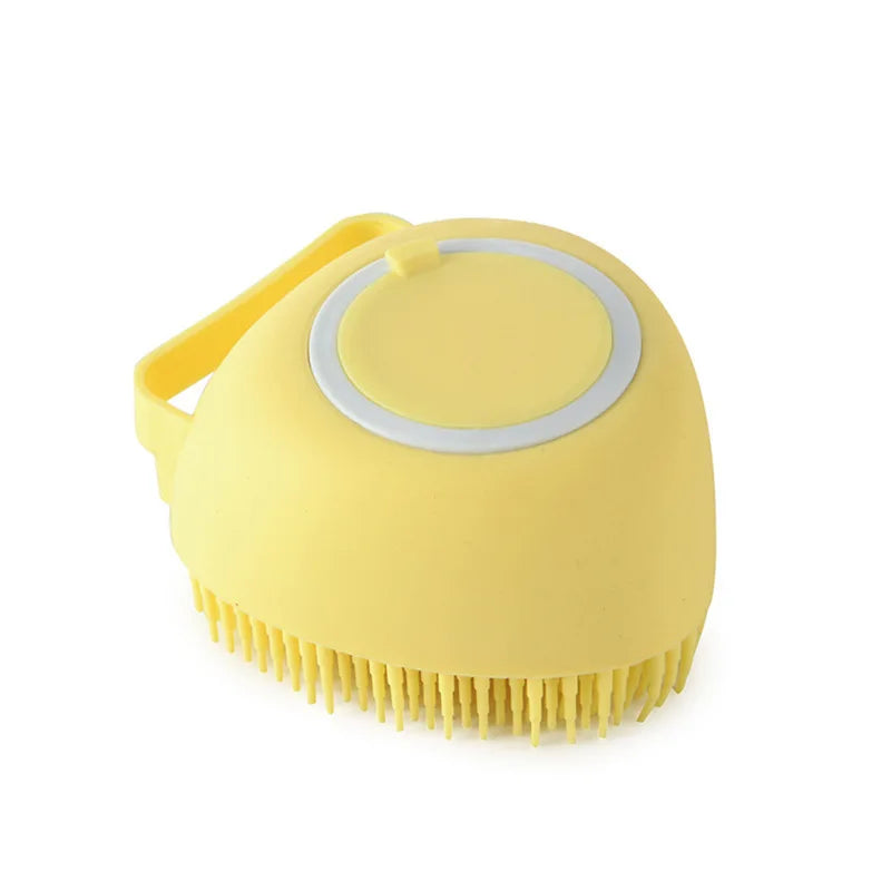 2-in-1 Silicone Shampoo Massager Brush – Soothing Bath & Grooming Comb