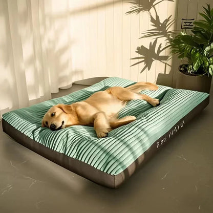 CozyCord Corduroy Dog Sofa – Plush, Detachable, and Easy-to-Clean Pet Bed