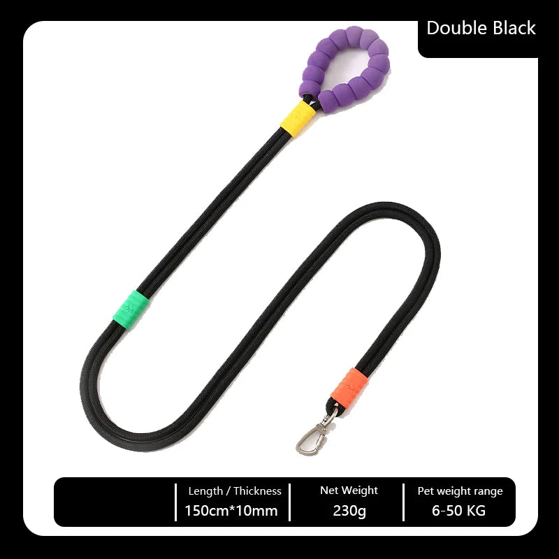 FoamComfort Versatile P-Chain Slip Lead – Lightweight Adjustable Nylon Traction Rope