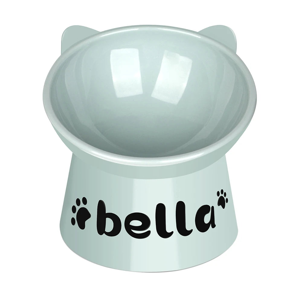 DineElite Custom Elevated Pet Bowl – Personalized High-Foot Food & Water Cup