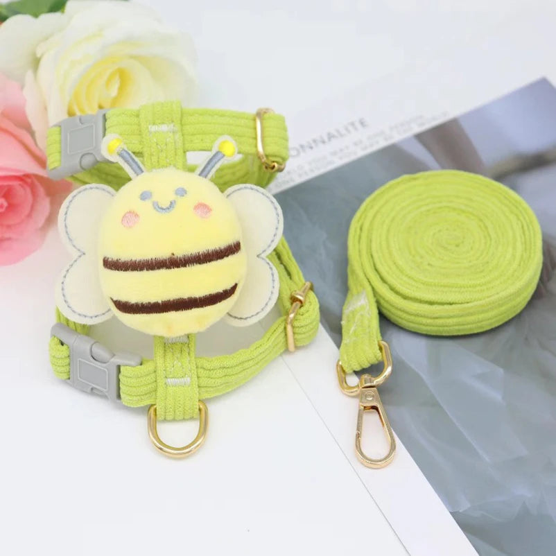 Cute Harness Leash Set for Small Pets