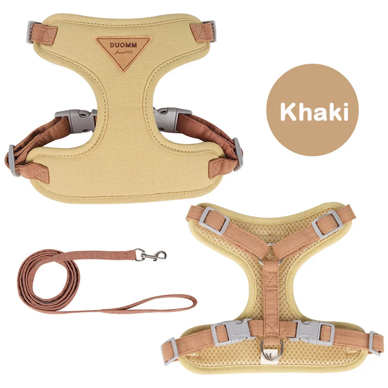 Breathable Puppy Harness & Leash Set for Small to Medium Dogs and Cats
