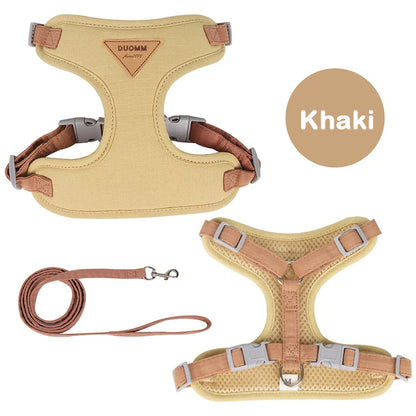 Breathable Puppy Harness & Leash Set for Small to Medium Dogs and Cats