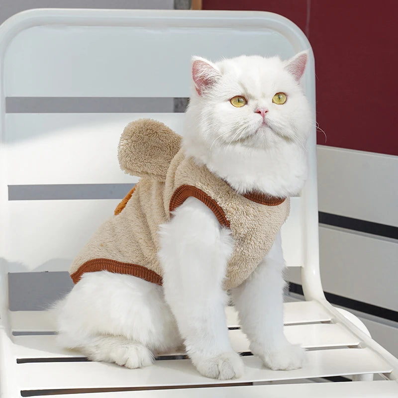 SpringSnuggle Soft Fleece Pet Clothes - Cute Comfort for Small Dogs