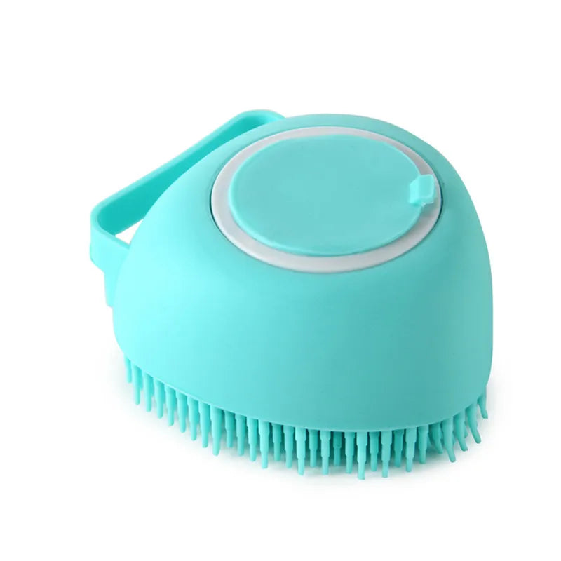 2-in-1 Silicone Shampoo Massager Brush – Soothing Bath & Grooming Comb