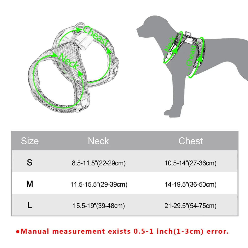 Rhinestone Reflective Dog Vest Harness – Elegant Bowknot Padded Comfort for Small and Medium Breeds