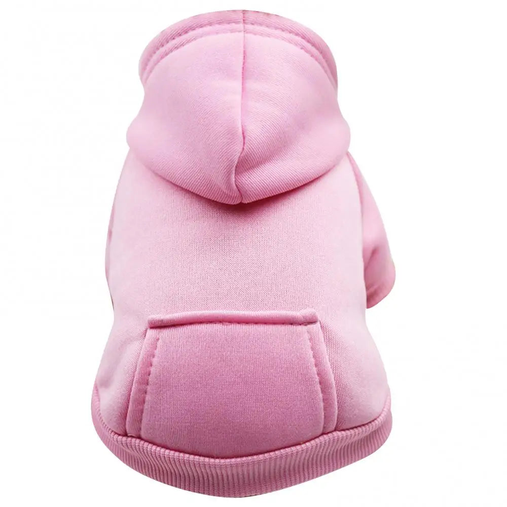 Paws-and-Pocket Cozy Fleece Hoodie – Classic Autumn/Winter Comfort for Dogs and Cats