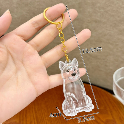 ForeverBond Custom Fur Keepsake Keychain – Cherished Pet Memory Pendant