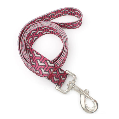 SilkPrint Comfort Leash – Vibrant Nylon Lead for Stylish Walk