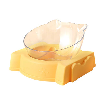 Pet Cat Food Water Bowl Automatic Feeder All-in-One