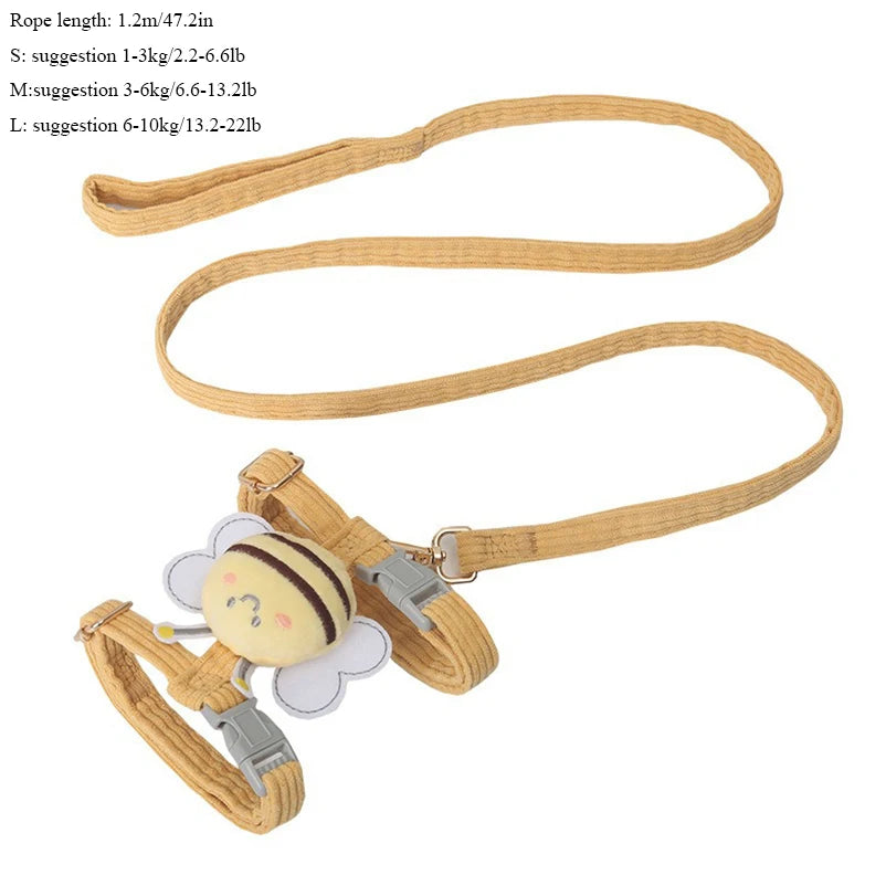 Cute Harness Leash Set for Small Pets