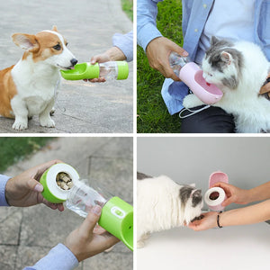 Pet Water Bottle Feeder Bowl for Dog Cat