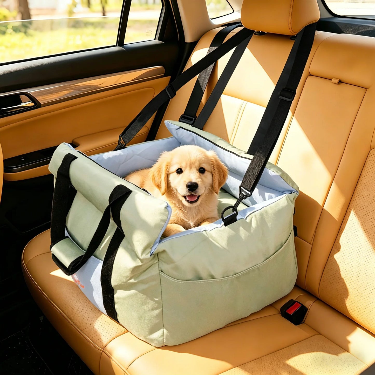 CozyCrate Linen Dog Bed Pad – Ultra-Soft Removable Washable Kennel Mat