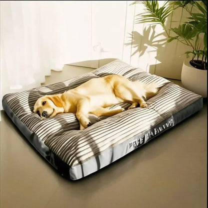 CozyCord Corduroy Dog Sofa – Plush, Detachable, and Easy-to-Clean Pet Bed