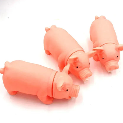 Screaming Rubber Pig Pet Teasing Squeak Squeaker Chew Toy Puppy Toy Large Dogs Pet Sound Voice Dog Toys