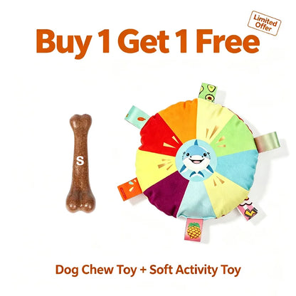 PowerChew Savory Beef Bone – Durable Interactive Molar Toy for Aggressive Chewers