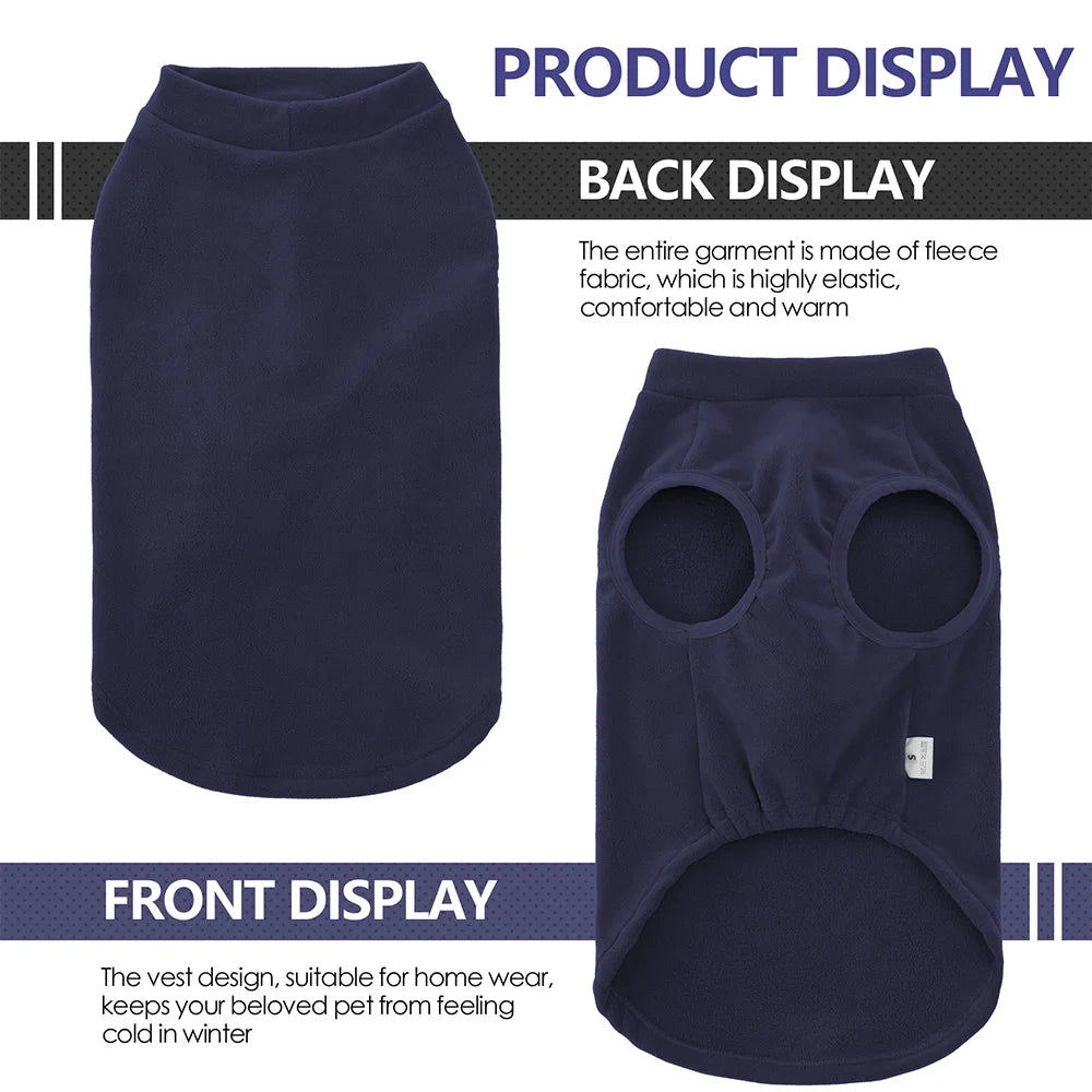 Cozy Fleece Dog Sweater Pajamas - Ultimate Winter Warmth for Medium to Large Dogs