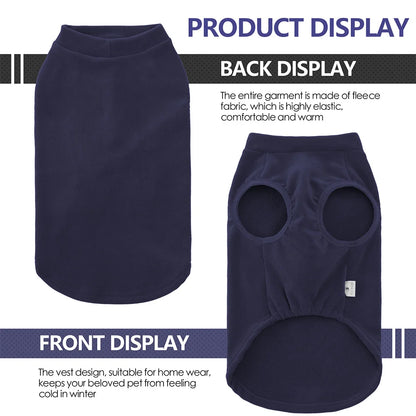 Cozy Fleece Dog Sweater Pajamas - Ultimate Winter Warmth for Medium to Large Dogs