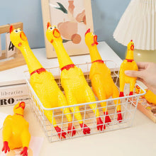 Load image into Gallery viewer, Funny Screaming Chicken Chew Toys Squeeze Sound