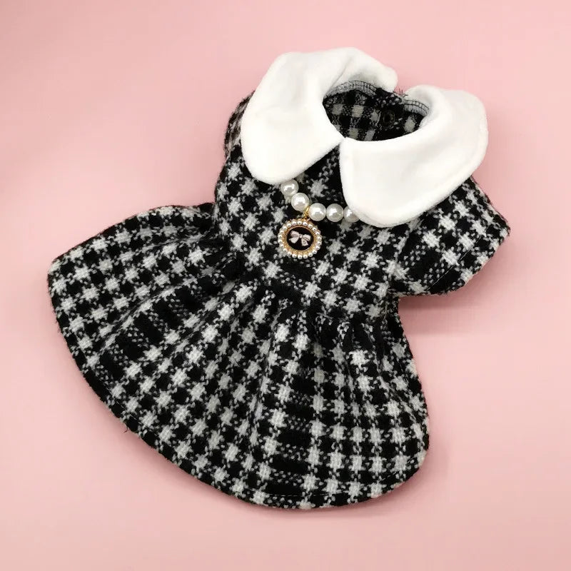 VelvetPaws Classic Tweed Dress Jacket – Timeless Warmth for Small Pets