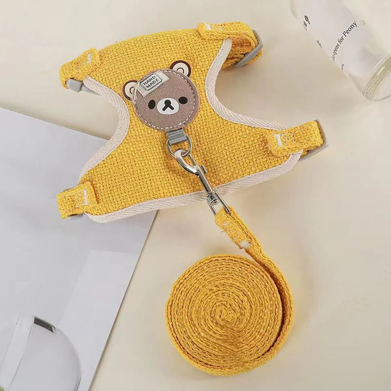 Cute Harness Leash Set for Small Pets