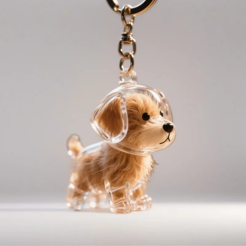 WhiskerKeeps Transparent Pet Hair Pendant – Cherish Every Furry Moment