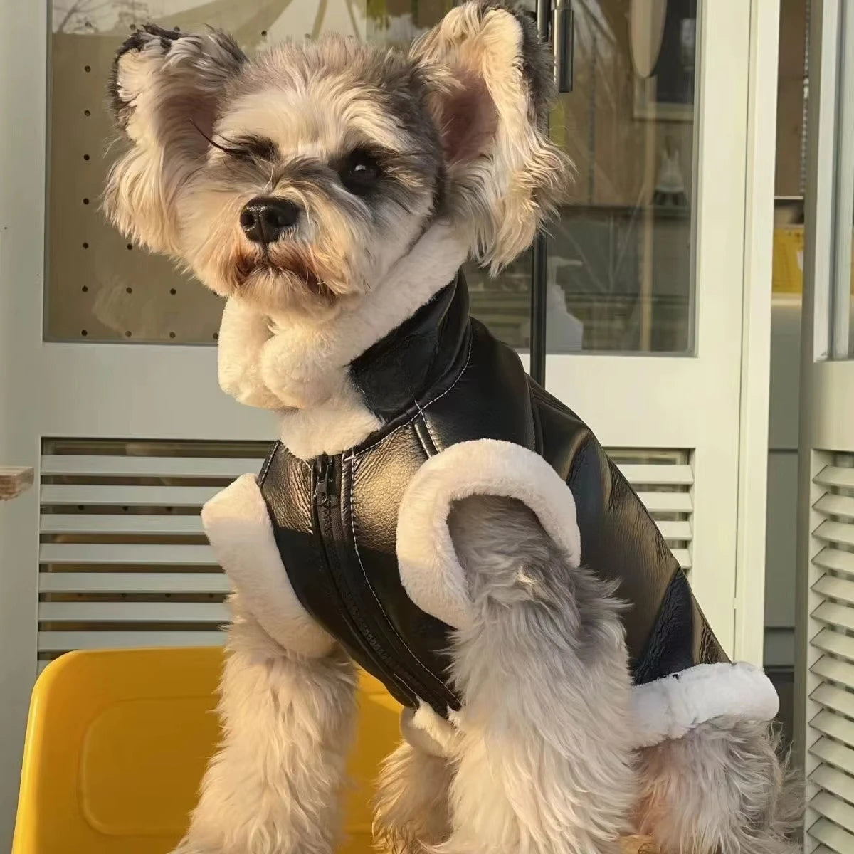 SnugglePaws Velvet Sleeveless Vest - Cozy One-Piece for Small Dogs
