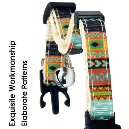 Personalized ID Tag Cat Collar with Bell & Safety Breakaway