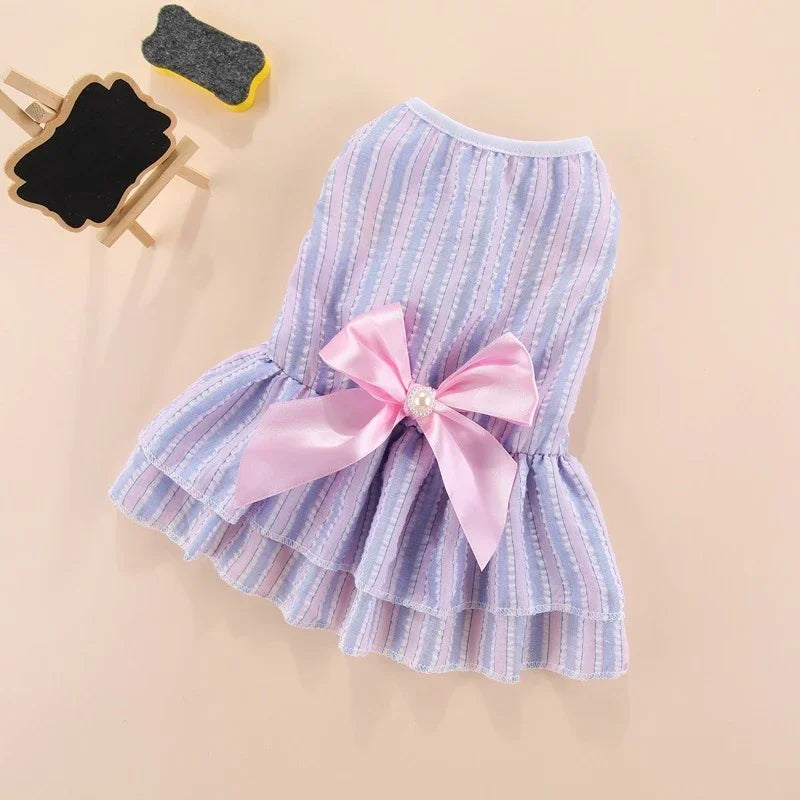 SweetPet Summer Princess Dress – Adorable Skirt for Small Dogs & Cats