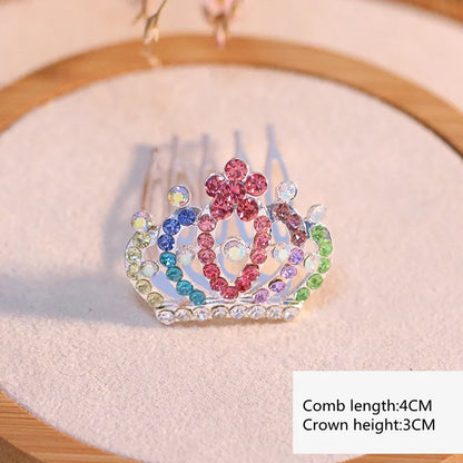 RoyalCrown Pearl & Rhinestone Pet Hair Comb – Luxurious Grooming Accessory