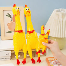 Load image into Gallery viewer, Funny Screaming Chicken Chew Toys Squeeze Sound