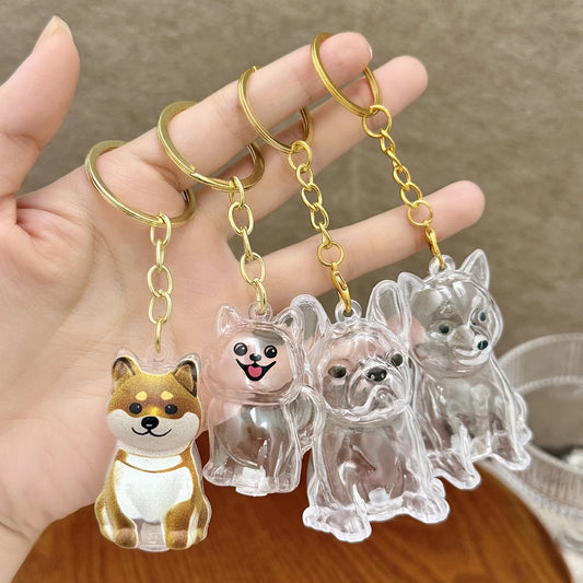 ForeverBond Custom Fur Keepsake Keychain – Cherished Pet Memory Pendant