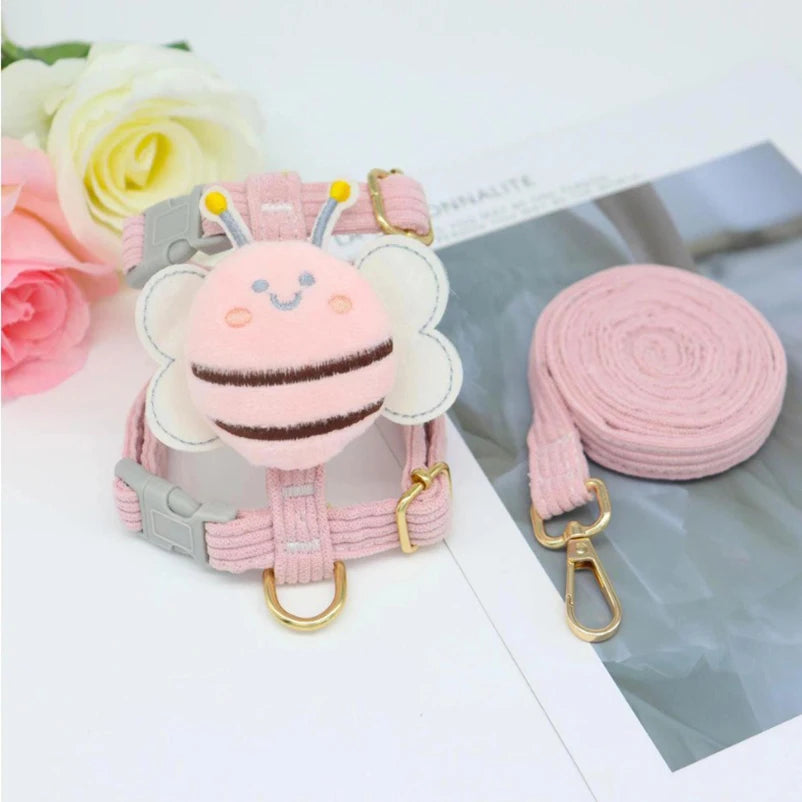 Cute Harness Leash Set for Small Pets