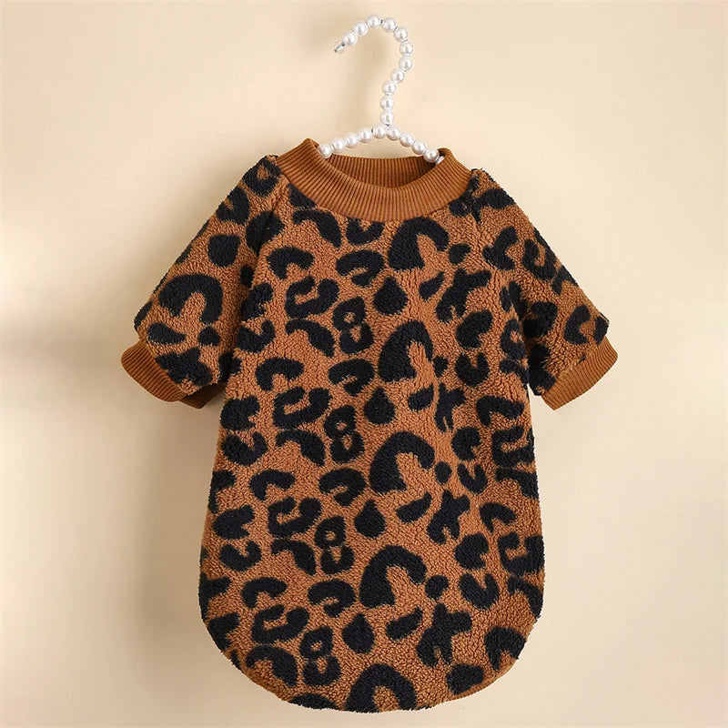 HeritageWarm Retro Ethnic Pet Hoodie – Cozy Autumn/Winter Knit Sweater for Small Dogs and Cats