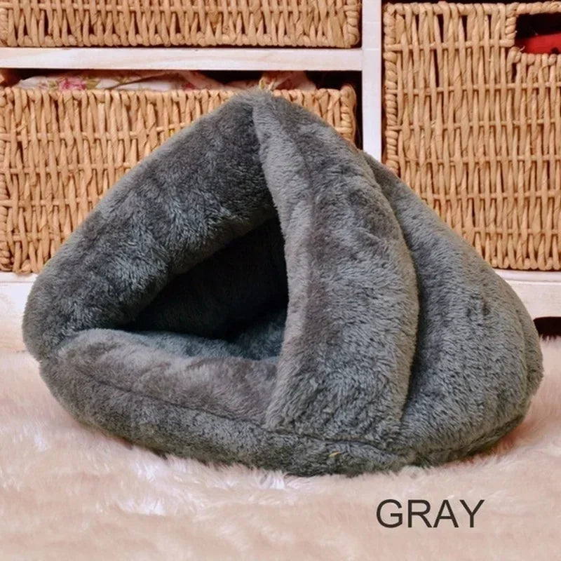 Cozy Yurt Pet Nest - Winter Warmth for Cats and Small Dogs