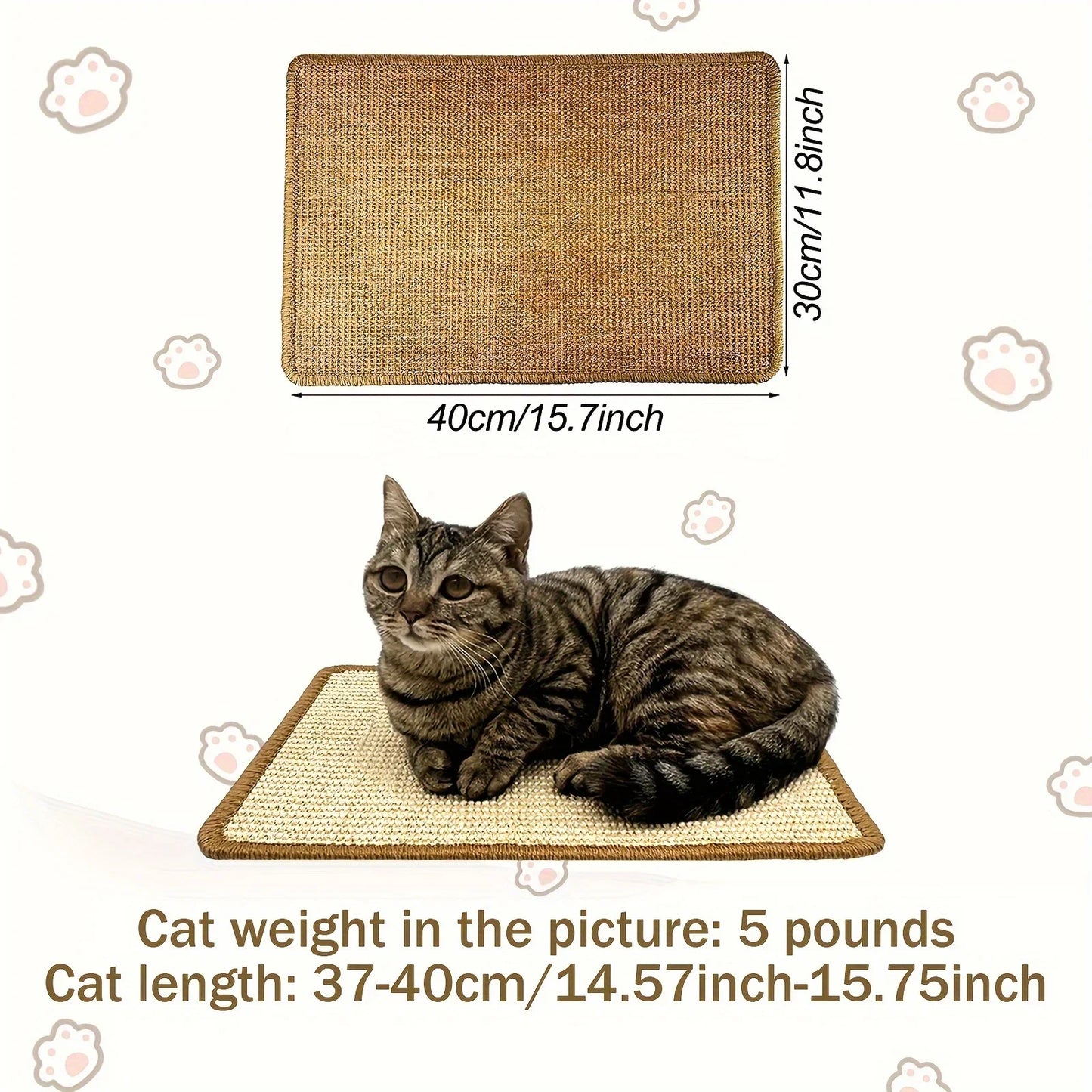 Natural Scratching Mat – Durable Eco-Friendly Claws Protection
