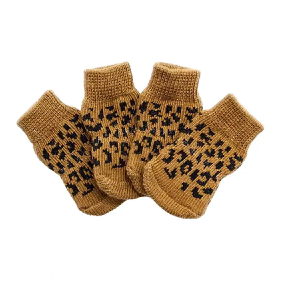 PawGuard Knitted Pet Socks - Cozy Anti-Slip Protection for Winter