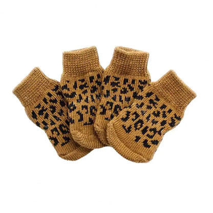 PawGuard Knitted Pet Socks - Cozy Anti-Slip Protection for Winter