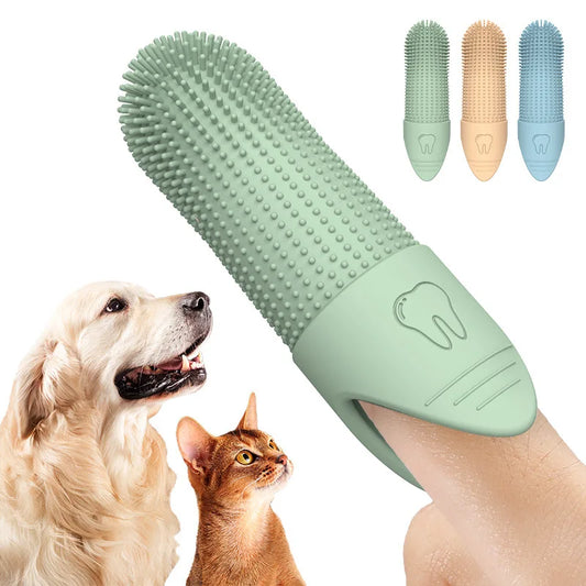 360° Cleaning Finger Toothbrush for Dogs & Cats – Ultimate Dental Care