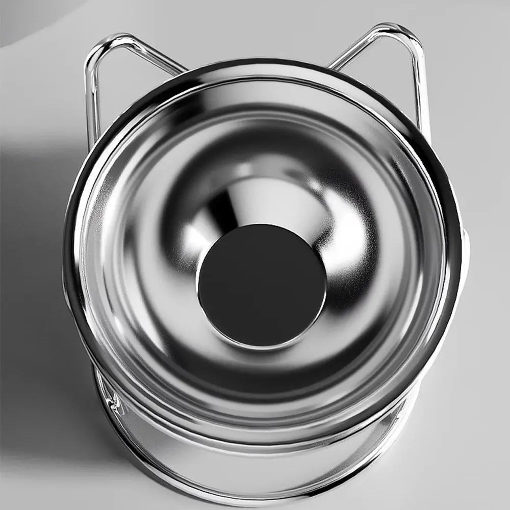 Elevated Stainless Steel Cat Bowl with Stand – Ergonomic, Spill-Proof Design